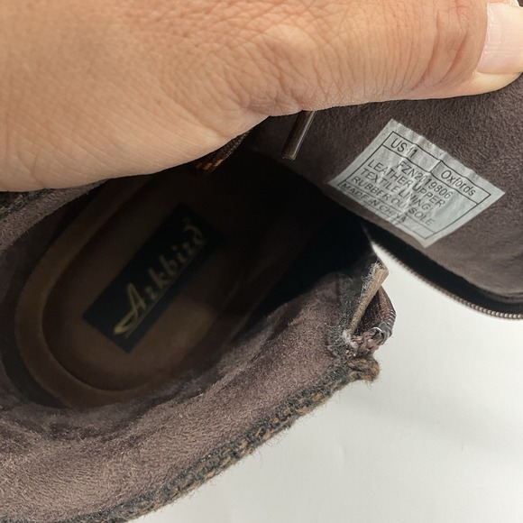 Arkbird Brown‎ Leather Oxfords Ankle Boots w/Zipper FZN2019806 Men Size 11 main image 9